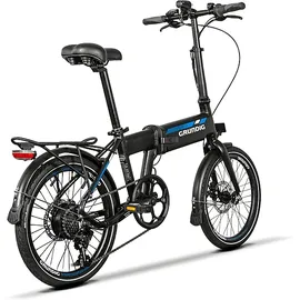 Grundig E-Faltrad 20 Zoll RH 30 cm Unisex schwarz