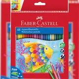 Faber-Castell Buntstift Aquarell 48 St. Mehrfarbig