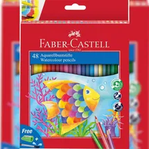 Faber-Castell Buntstift Aquarell 48 St. Mehrfarbig