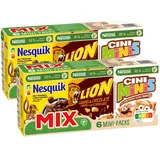 Nestlé Mix Cerealien Mini Packs, 6 Stück, 2er Pack (1x200g à 4x30g, 2x40g)