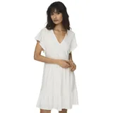 Only Kleid Minikleid Weiß L