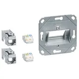 Tehalit Anschluss Modul 2x RJ45 Cat.6a GMKSRJ45C6A2