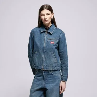 DICKIES DENIM PAINTER JACKET W - Blau - M