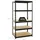 Proregal Schwerlastregal Metall 180x90x60 cm schwarz