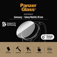 PANZER GLASS PanzerGlass Galaxy Watch6 (Bluetooth + LTE), Galaxy Watch6 (Bluetooth) Displayschutzglas 40mm