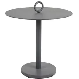 Brafab Niobe Beistelltisch rund 50x48cm, Aluminium anthrazit