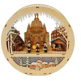 Hti-Living HTI-Living, Weihnachtsbeleuchtung, LED Weihnachtsdeko Dresden Sternsinger - 2 Jahre Gewährleistung - mind. 14 Tage Rückgaberecht - Braun - n.a.