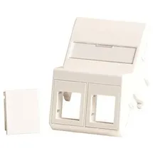 Lanview Wall plate, angled, 2 x (LVN127871)