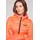 Soccx Damen, Leichte Steppjacke mit Kapuze Neon orange, L - L