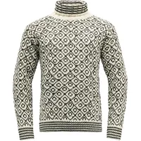 Devold of Norway Svalbard Wool High Neck offwhite/anth. (020A) L