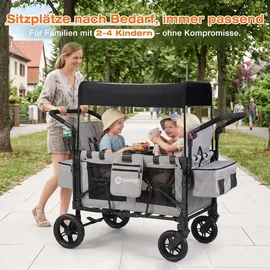 Sekey Bollerwagen faltbar grau