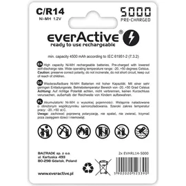 Everactive Akku C 5000 mAh 2 St.