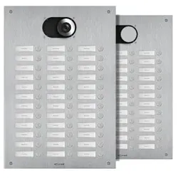 Comelit IX0336 Frontplatte Switch, 36 Teilnehmer, 3-reihig, V4A