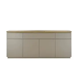 Möbel Kraft Sideboard ¦ grau ¦ Maße (cm): B: 200 H: 86 T: 42.0