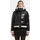 khujo Damen warme Winterjacke mit Plüschelementen und abnehmbarer Kapuze Nessie2 Black Gr. XL - XL