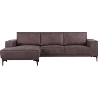 PLACES OF STYLE Ecksofa »Polsterecke Oland, Struktur, Flachgewebe, Luxus-Microfaser,