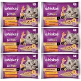 Whiskas Tasty Mix Cremige Variationen Katzennassfutter 24 x 85 g