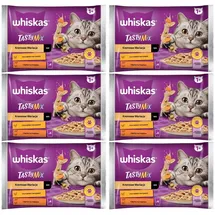 Whiskas Tasty Mix Cremige Variationen Katzennassfutter 24 x 85 g