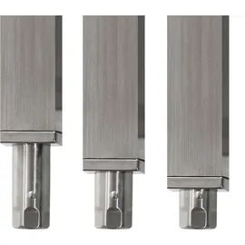 MonsterShop Gastrospüle Spültisch Edelstahl Spülbecken 1 Becken Links Spültheke Waschtisch - Silber