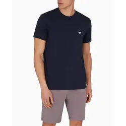 Emporio Armani für Herren. EM000400_AF10776 Ausdauer-Schlafanzug blau, lila (XXL), Heimtextilien, Flieder, Baumwolle, Kurzarm