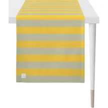 APELT Tischläufer 3967 Outdoor, Sommerdeko, Sommer (1-tlg), Jacquardgewebe gelb