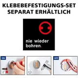 Trendline Handtuchhalter Edelstahl gebürstet Simple Round 2-armig