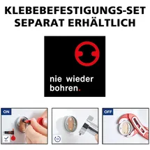 Trendline Handtuchhalter Edelstahl gebürstet Simple Round 2-armig