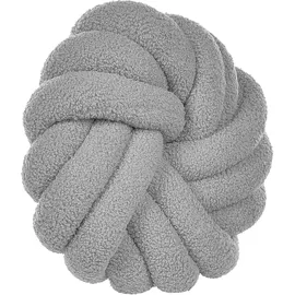 Beliani Akola Dekokissen 31 x 31 cm Grau