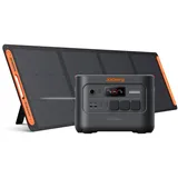 Jackery Powerstation E3000 v2 mit 200W Solarpanel, 3072Wh Solargenerator mit LFP Batterie, 3600W Dauerleistung, 2x USB-C PD100W, Kompakte Powerstation für Notstrom, Camping, Wohnmobil & Haushalt