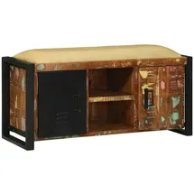vidaXL Bankschrank Mehrfarbig 100x35x50 cm