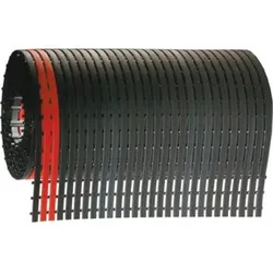 Kappes Bodenmatte ErgoPlusB800 mm schwarz mit rotem Sicherheitsstreifen