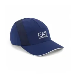 EA7 Unisex. 7X000107_AF15083 Tennis Pro Baseballkappe in Marineblau (S), Lässig, Polyester