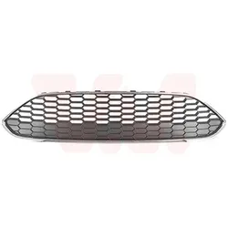 VAN WEZEL Kühlergitter ** Equipart Lüftungsgitter, Stoßfänger vorne Chrom/schwarz für FORD 2027614 1808518