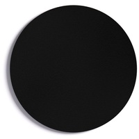 ALLboards Schwarze magnetische Kreidetafel rund 40 cm