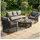 Idimex KULO Loungeset grau