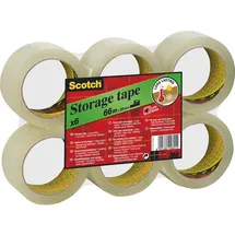 Scotch Paketband transparent 50 mm x 66 m 6 St.