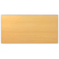 Bümö Schreibtischplatte Buche, Nachbildung,Buche, Rechteckig, 200x2.5x100 cm, FSC Mix,