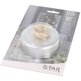 Star Trading LED-Draht-Lichterke String Dew Drops 40 ww LED silberfarben 728-19