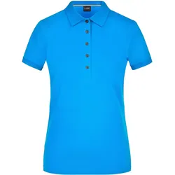 Damen Pima Polo-Shirt "JN707" - M - regatta-blue