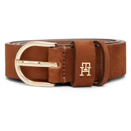 Tommy Hilfiger Damengürtel Leder 3,5 cm braun 70