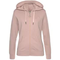 Bench. loungewear Kapuzensweatjacke Damen altrosa Gr.36/38