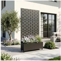 casa.pro Aaskis 190 x 82 x 38 cm Schwarz