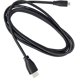 Raspberry Pi Raspberry Pi® T7733AX HDMI-Kabel [1x HDMI-Stecker - 1x HDMI-Stecker D Micro] HDMI Kabel, schwarz