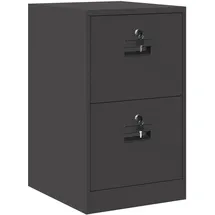 vidaXL Aktenschrank 44 x 50 x 106,5 cm Schwarz