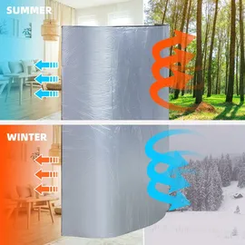 CCLIFE Dämmmatte selbstklebend 1 m x 8 m x 13 mm