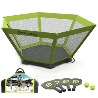paddlesmash 2in1 Pickleball & Roundnet Spiel mit faltbarer Basis (Ø 90 cm)