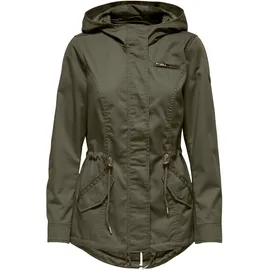 Only ONLLORCA LIFE CANVAS PARKA Damen Grün XS