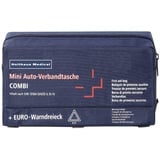 Holthaus Medical Mini COMBI Verbandtasche Erste-Hilfe Verbandskasten, KFZ, DIN13164, Warndreieck