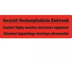 Dreifke® Aufkleber | Verpackungsetiketten mit Hinweisen - 149x48 mm Papier selbstklebend, 500 St