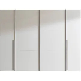 SchlafKONTOR Schwebetürenschrank Maturs 267 x 205 x 57 cm Weiß